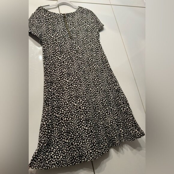 Forever 21 Black White Fit And Flare Mini Dress Size S - Picture 3 of 6